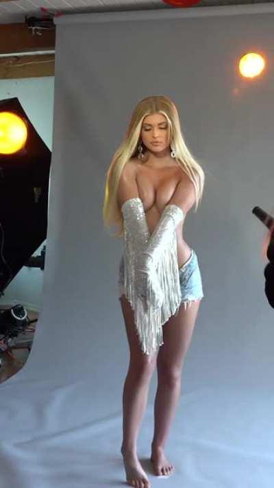 From BTS of the music vid - Nips so small they are covered by band-aids