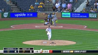 [Highlight] Pirates-Brewers series ends on a called third strike that was just a bit outside