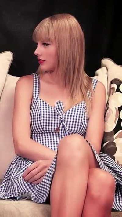 Backstage in A Cute Dress