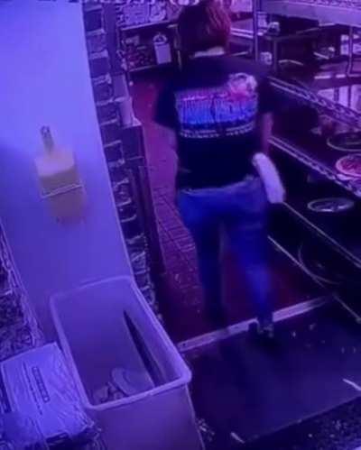 At least she doesn't have to clean.