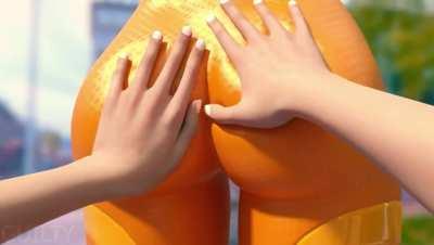 Feeling up Tracer’s thicc booty