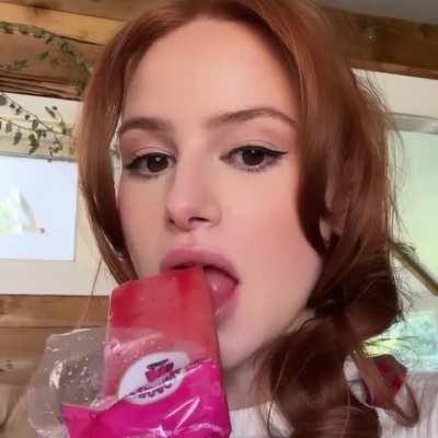 eating a popsicle - IG May 2023