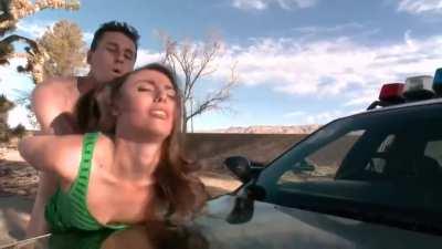 Teaching her a lesson to not break law again.