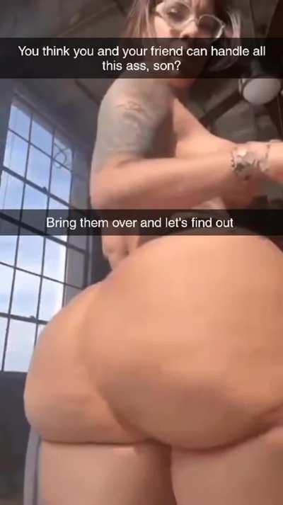 Me and the boys are about to breed mommy’s huge ass all night 