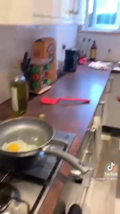 When you need help cooking an egg