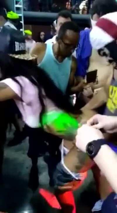 Fucking Her in The Middle of a Festival as The Other Wait Their Turn