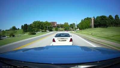 Passing on double yellow line ☑️, speeding ☑️, brake checking ☑️, blocking an intersection ☑️. What else did I miss?