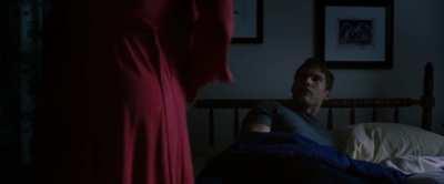 Sleepwalking girl masturbates to orgasm while standing up. (From Just Before I Go)