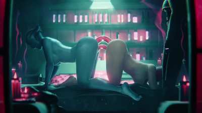 Liara and Femshep Double Dildo (ZMSFM)