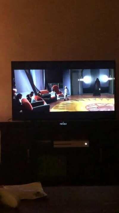 My wife has never seen the prequels...