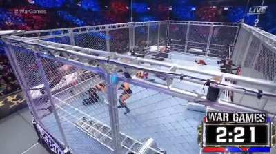 Little Alexa had a fun time in the War Games match!