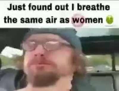 the joke is that i am very sexist