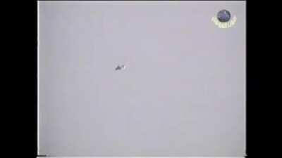 Abu-al-Walid destroying a Russian helicopter during the second Chechen war