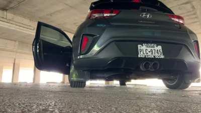 Another (better) sound clip (I got one little pop out of my NAV 😅)