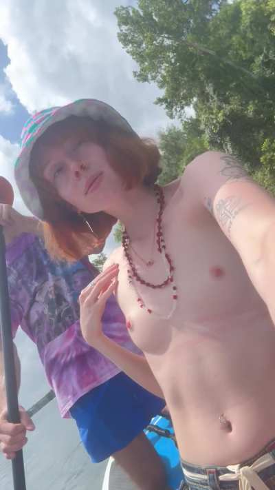 They invited me to go for a ride on their board