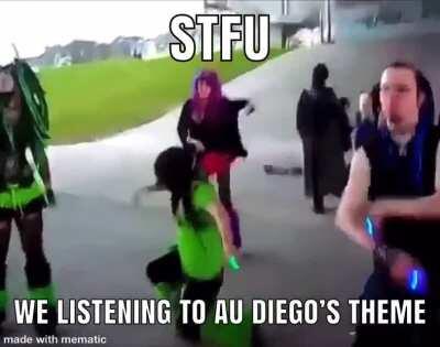 His theme is straight fire