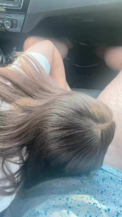 Nothing like a little head before watching a movie😏