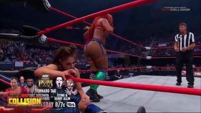 Kiera Hogan in the battle of Yams