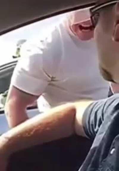 I seriously thought he was gonna start turning green..