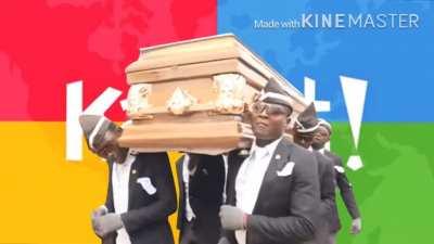 ““Sweet dreams but I put kahoot music over it” but I fixed the tempo” but I put coffin dance over it