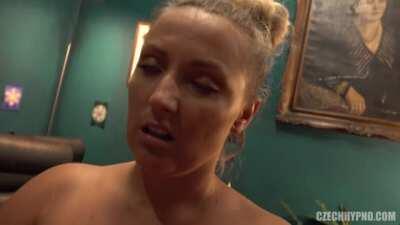 Mega busty Katerina hypnotized and fucked