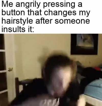 im very sensitive about my hair 😟