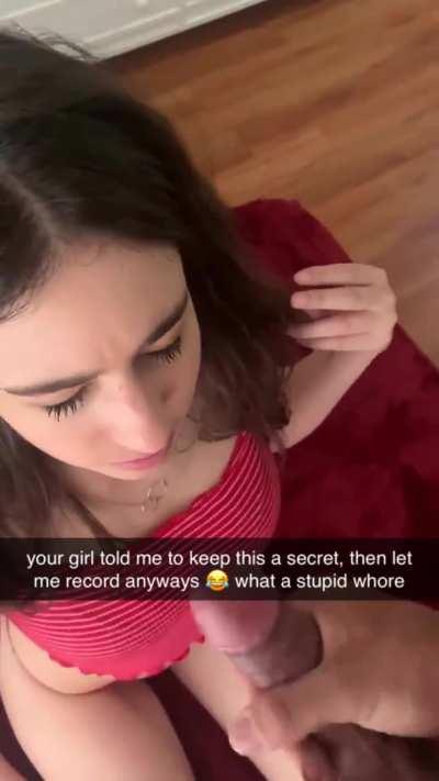 You better break up with her because this won't be the last time..