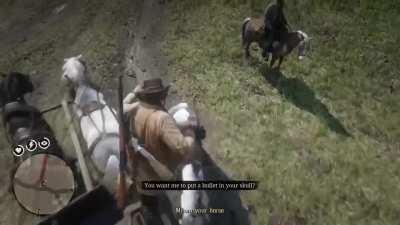 “So you was just talkin about somethin?”