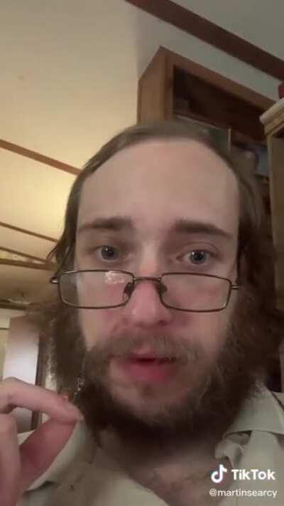 He looks like he isn't allowed anywhere near playgrounds and elementary schools anymore