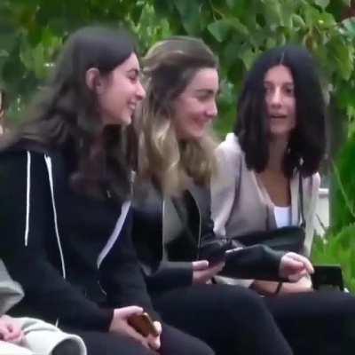 You're as pretty as the flower you're holding