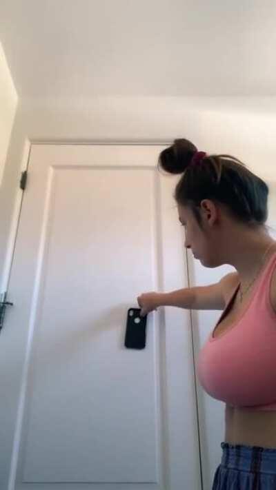 She had big boob, made a case review, but I'm a simple dude, so my willy grew.