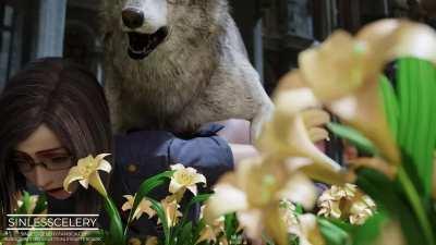 Nayo fucked doggystyle by a wolf (sinlesscelery)