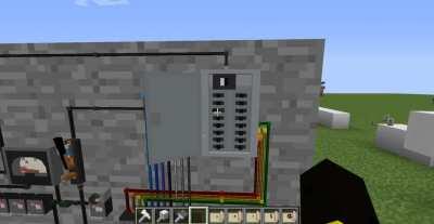 Some custom signal devices made with the little tiles mod