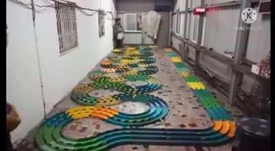 Lightning fast Tamlya fwd Electric Car Run