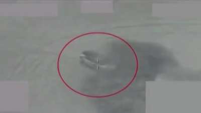 Two Houthi vehicles, one of was carrying a (B-10 recoilless rifle) were targeted in Yemen - Hajjah by the Saudi Air Force (date unknown)