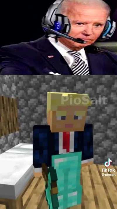 Hey babe, wake up. New presidential Minecraft lore just dropped