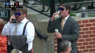 Couple of big shots at Camden Yards today.