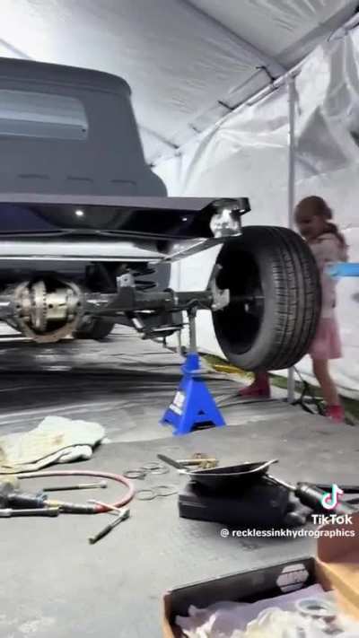 A little rear diff work