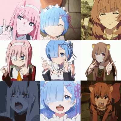 The three waifus of the wholesomeness