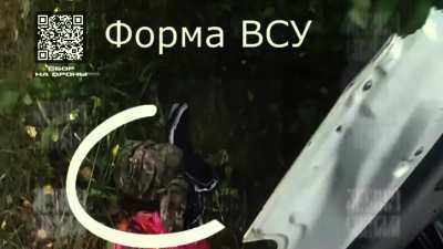 shrubbery ambush on ukranians (supposedly) most likely 2024 or 2025(music was not added by me and the location of the incident is not know to me (rusich group))
