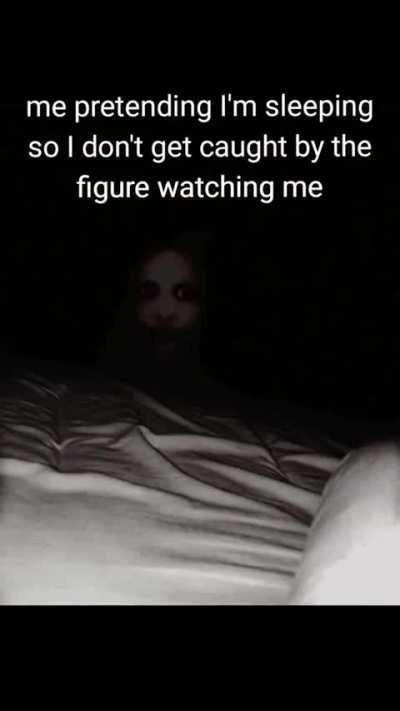 I always have this feeling when sleeping alone