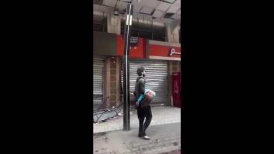 israeli targeting displaced individuals in the Jabalia camp, north of the Gaza Strip, today