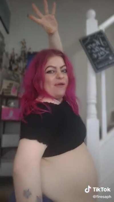 When you’re staring at an overweight woman