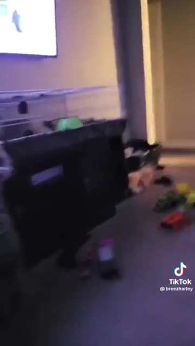 She finally found out who has been cutting her son's hair.
