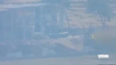 Kornet hit on BMP-1 by a rebel faction in Syria Recently (Warning: shouting)