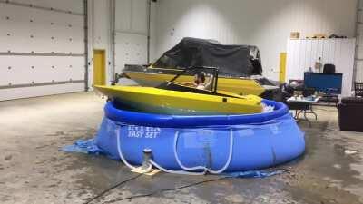 The wife of one of the drinking men ran out of patience in the middle of the night, she picked herself up and went to see what they were doing there. When she arrived, she couldn't believe her eyes, the completely drunk sailors were actually sightseeing.