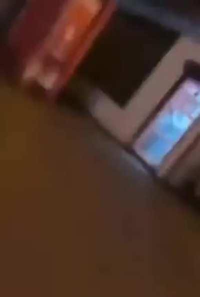 russian drops a grenade in fight