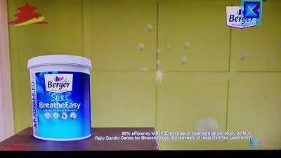 Nippleland so developed we have wall paints to protect from coronavirus 💪💪💪