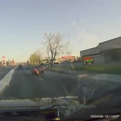 When you're such an idiot that your car kills itself.