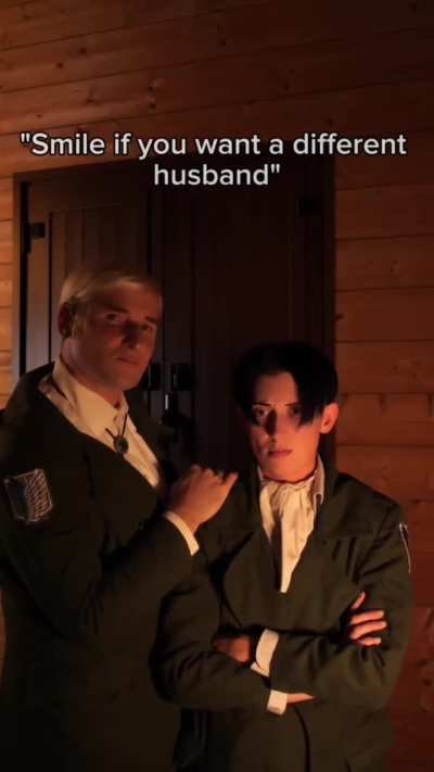 Now we're looking for enthusiastic fans and connoisseurs Erwincosplay and Levicosplay